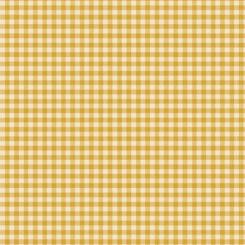 Creating Memories Woven - Gingham Yellow Meterware