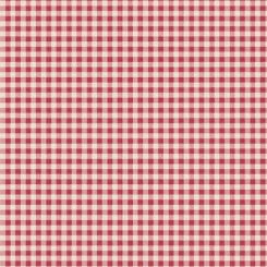 Creating Memories Woven - Gingham Red Meterware
