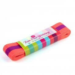 Tula Pink Webbing 2yd x 1.5in - Watermelon and Plum 