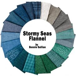 Fat Quarter Bundle Woolies Flannel Stormy Seas 