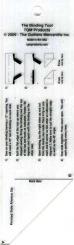 The Binding Tool Template Ruler 