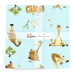Zoe the Giraffe 10" Squares 