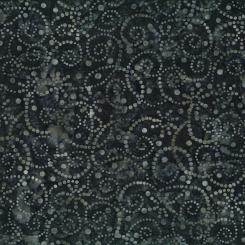 Pointilist Scroll Gray Batik Meterware