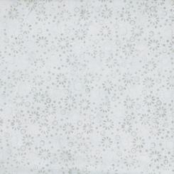 Dotted Daisies Blue Batik Meterware