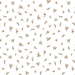 Birds & Feathers White Meterware