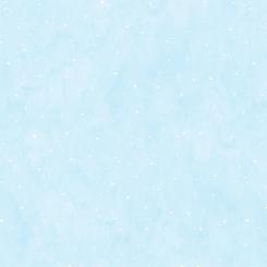 Snow Dots Light Denim Meterware