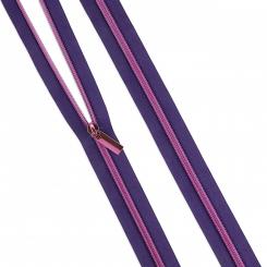 3y Tula Pink #5 Nylon Coil Zipper Moonflower 