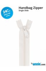 24'' Handbag Zipper Ivory 