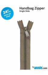 24'' Handbag Zipper Khaki 