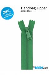 24'' Handbag Zipper Jewel Green 