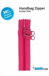 30'' Double-Slide Handbag Zipper Raspberry 