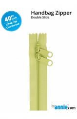 40'' Double-Slide Handbag Zipper Chartreuse 