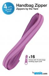 4YD - Zippers by the Yard Orchid 