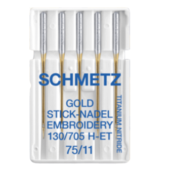 Schmetz Gold Stick-Nadel 75/11 