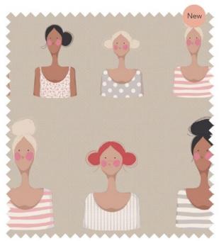 Tilda Basics Me and My Friend - Sand Panel