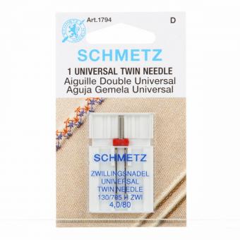 Schmetz Zwillings-Universal-Nadel 80/4.0 