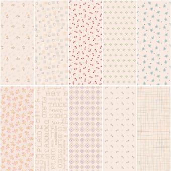 Autumn by Lori Holt Latte Fat Quarter Bundle 