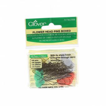 Flower Head Pin Size 32 - 2in 100ct 4 colors 