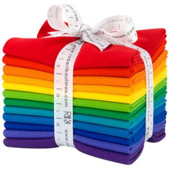 Kona® Cotton FQ Bright Rainbow 