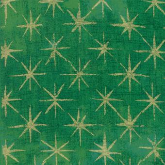 Grunge Kelly Green Seeing Stars Metallic Meterware