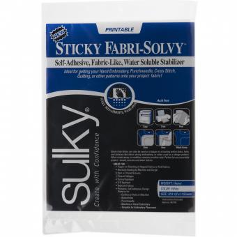 Sticky Fabri Solvy 8-1/2" x 11‘‘ 