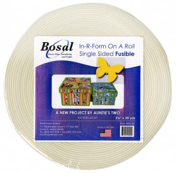 In-R-Form Plus Single Sided Fusible Foam White Stabilizer 2-1/4'' x 20y 