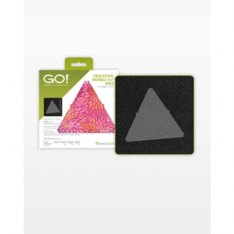 GO! Equilateral Triangle-4 1/2" Sides (4 1/4" Finished) 