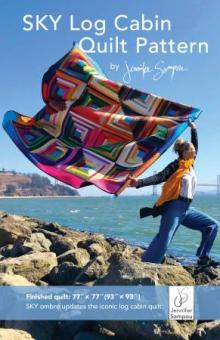 Sky Log Cabin Quilt Pattern 