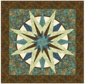 Pocket Compass Quilt Kit 