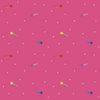 Shooting Stars Hotpink Meterware 