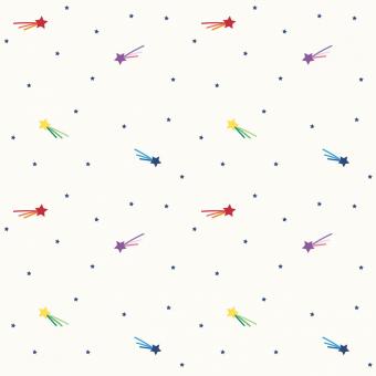 Shooting Stars Offwhite Meterware