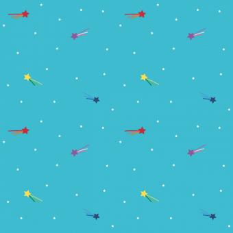 Shooting Stars Peacock Meterware 