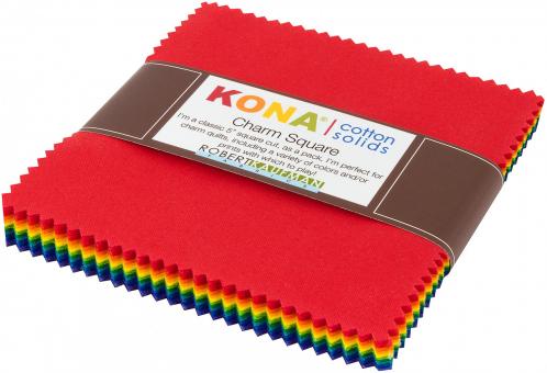 Kona® Cotton Bright Rainbow Charm Pack 