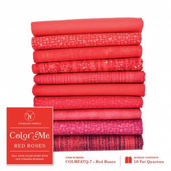 Color Me Red Roses Fat Quarter Bundle 
