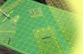 Rollschneider-Lineal Omnigrid 4 x 4 inch mit Raster
