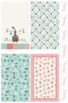Cook Book Home Dec Stove Towel Panel