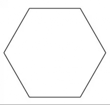 Hexagon 1/2'' | 100 Papers