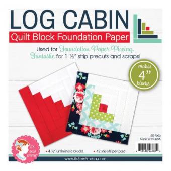 Log Cabin 4'' Block Foundation Paper Pad 