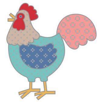 Chicken Club Enamel Needle Minder 