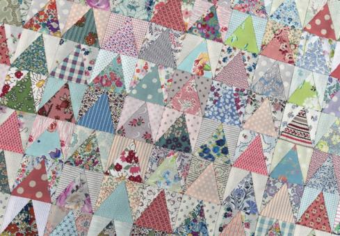 Postcard Project No. 4 - Not Quite 60 Degree Triangle 