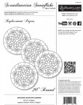 Scandinavian Snowflake Replacement Papers 
