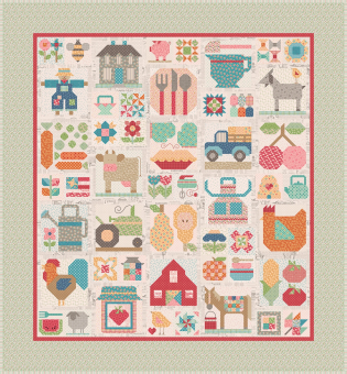 Farmer's Daughter Farm Fresh Sew Along Quilt Kit 
