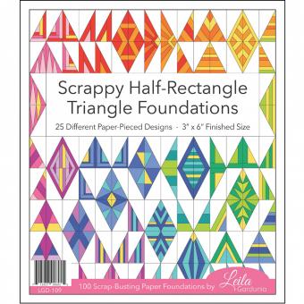 Scrappy Half-Rectangle Triangle Foundation Pad ing Pad 