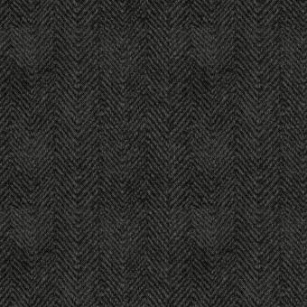 Herringbone Flannel Grey Black Meterware