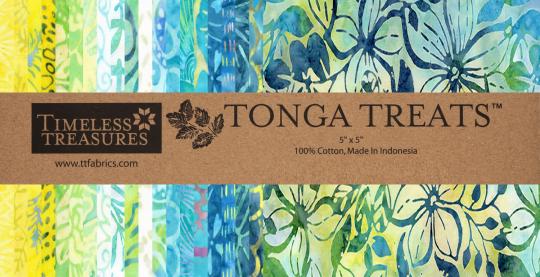 SplashTonga Batik 5in Squares 