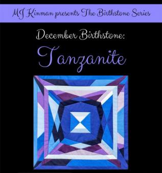 December Birthstone Tanzanite Quilt Kit 