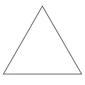 Equilateral Triangle 1-1/4'' | 100 Papers