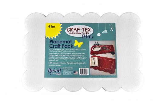 Craf Tex Double Sided Fusible Placemat Craft Pack 