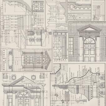 Charcoal Schematics || Tim Holtz Palette Charcoal Meterware