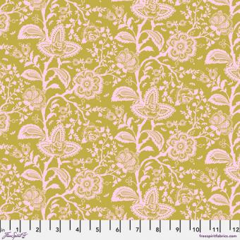 French Lace - Hazelnut Meterware